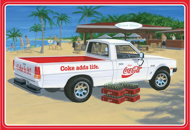 AMT 1306 1/25 '80 Dodge Ram D-50 - Coca-Cola