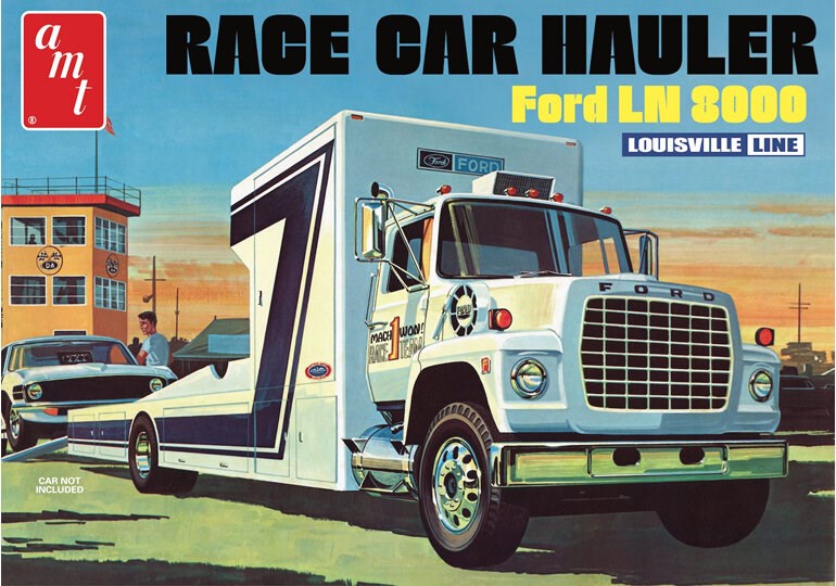 AMT 1316 1/25 Ford LN8000 Race Car Haul