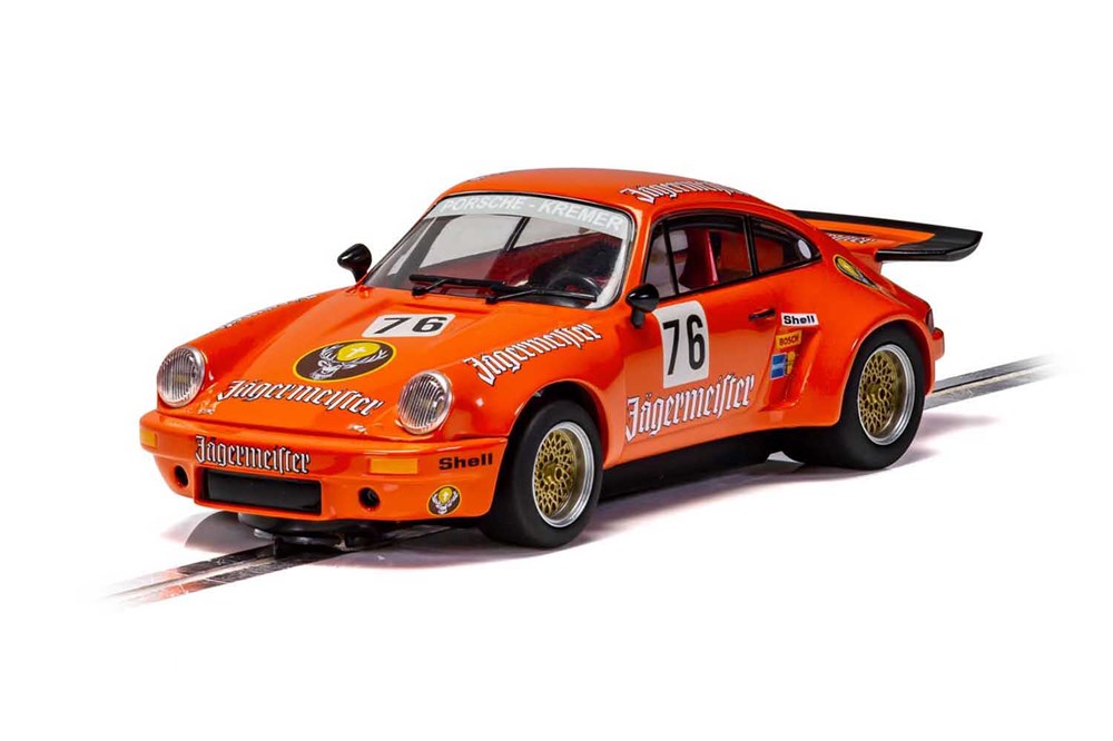 Scalextric C4211 Porsche 911 3.0 RSR - #76 Jagermeister (Kremer Racing)