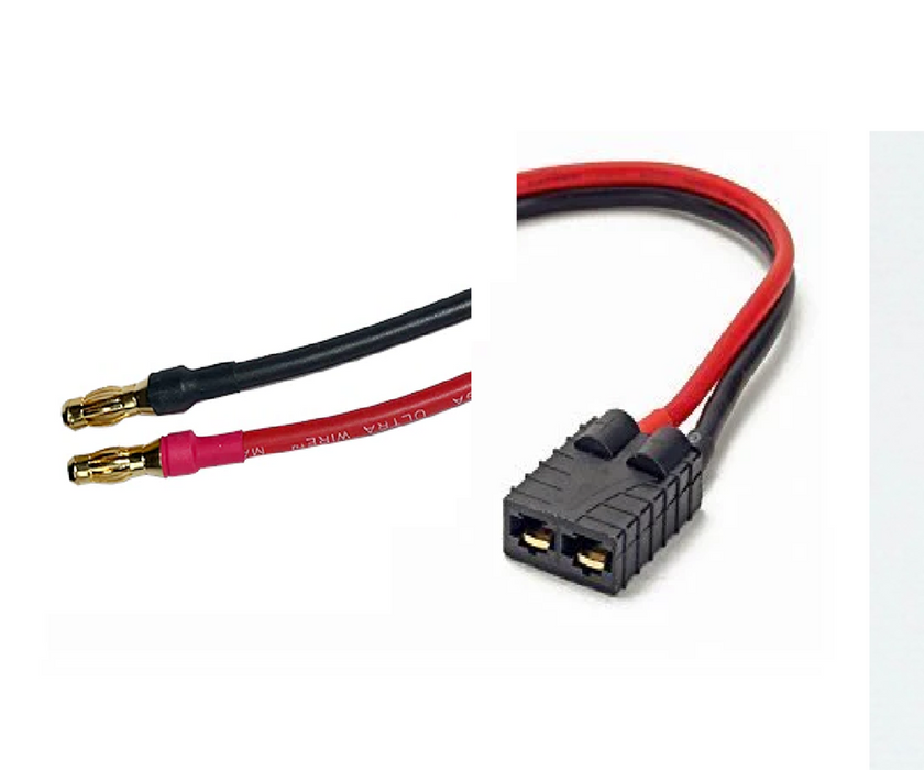 Helios - Adapter Lead / Charge Cable - Traxxas (Female) To 5.5 Gold (Bullet)