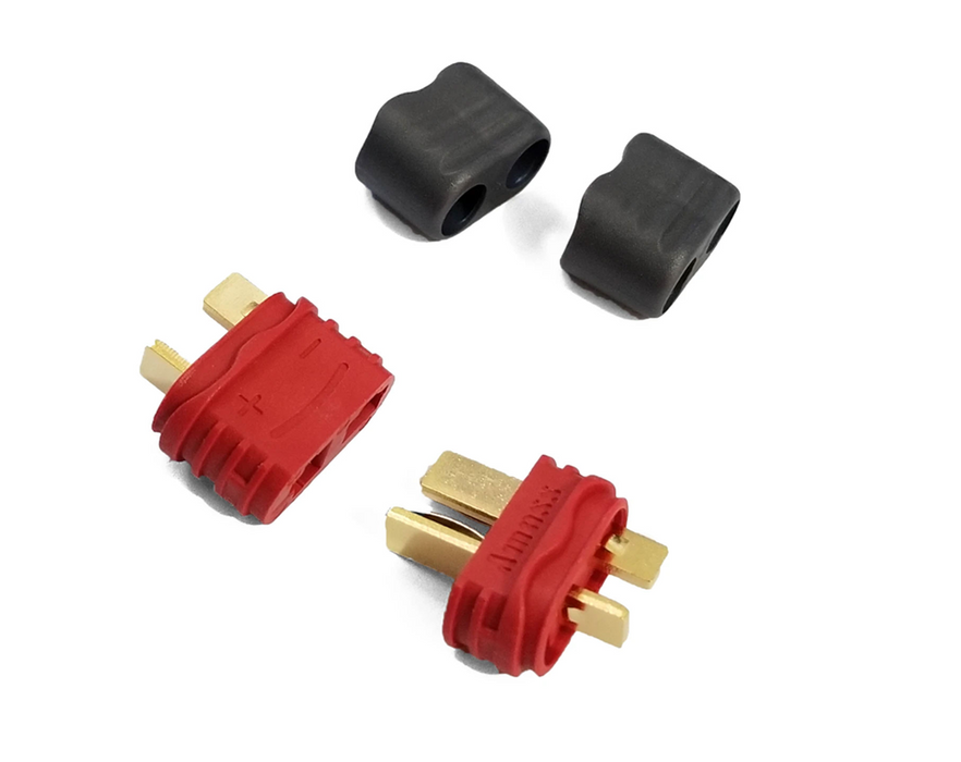 Helios - Connector - Deans T Male and Female Plug With Covers.