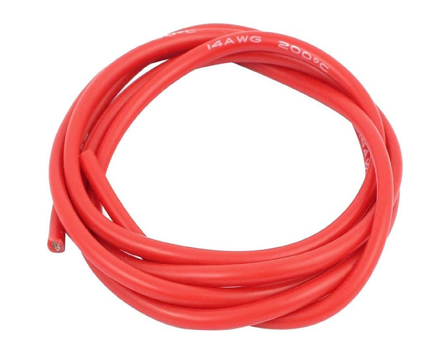 Helios - Cable - HyperFlex 14AWG Red Silicon Wire (1 Metre)