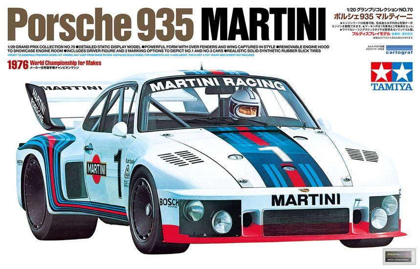 Tamiya 20070 1/20PORSCHE 935 MARTINI