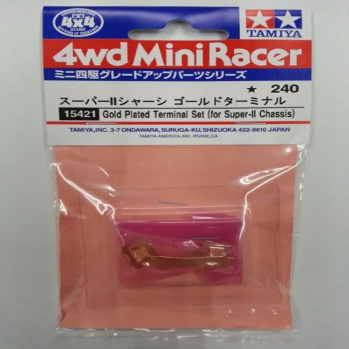 Tamiya 15421 MINI4WD GOLD TERMINAL SET FOR SUPER II