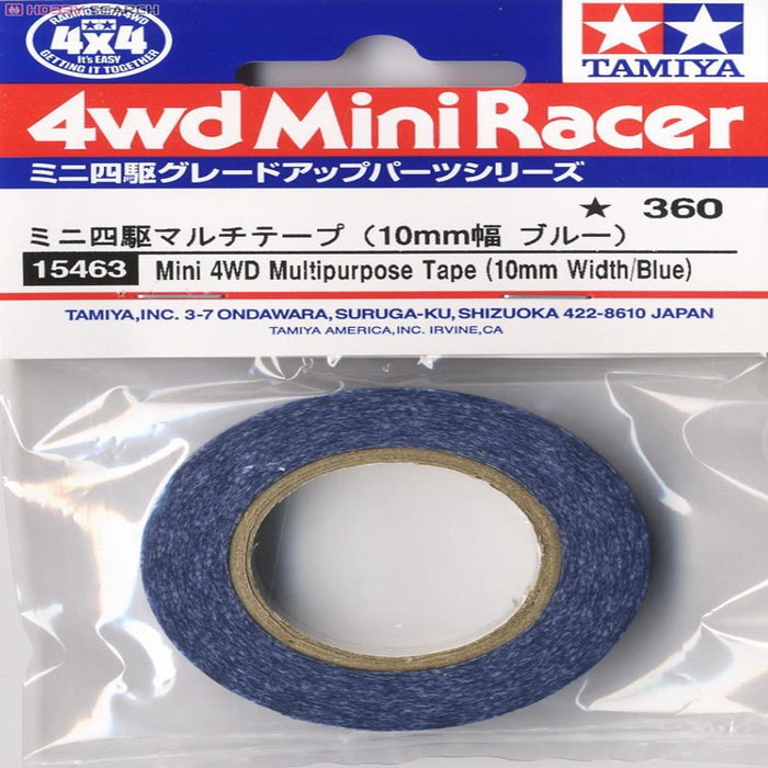 Tamiya 15463 Mini 4WD Multipurpose Tape 10mm (Blue)