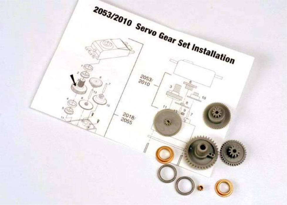 Traxxas 2053 - Gear Set (For 2055 2056 Servos)