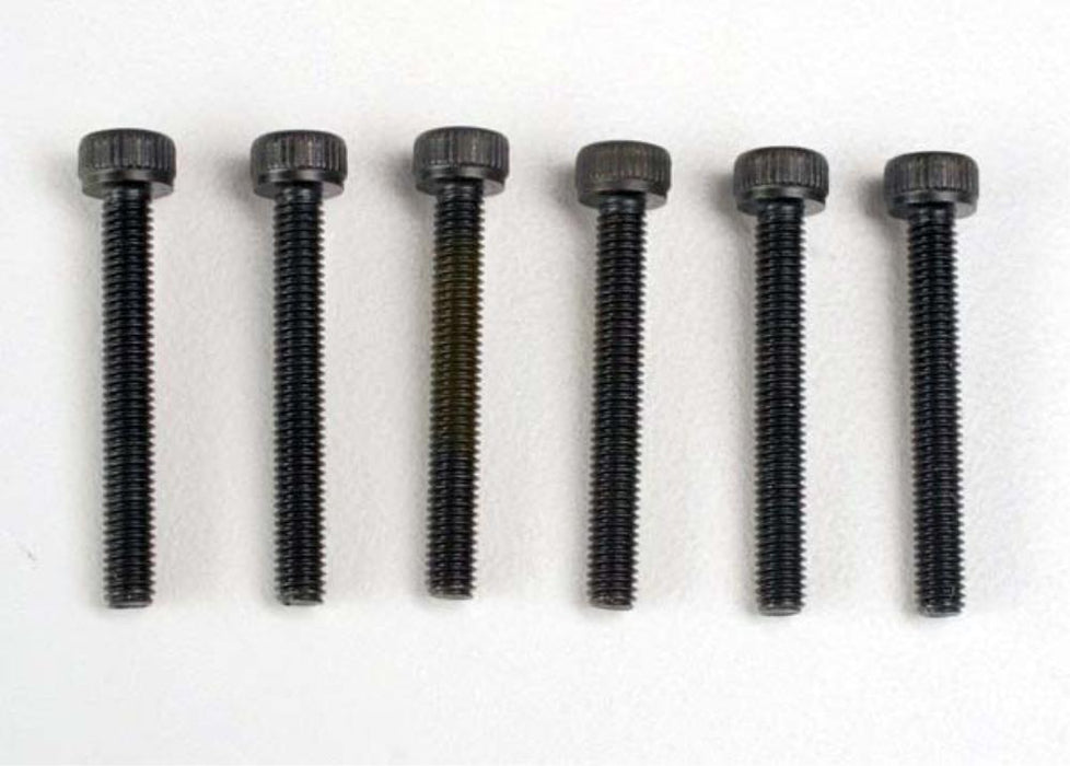 Traxxas 2556 - Header screws 3x23mm cap hex screws (6)