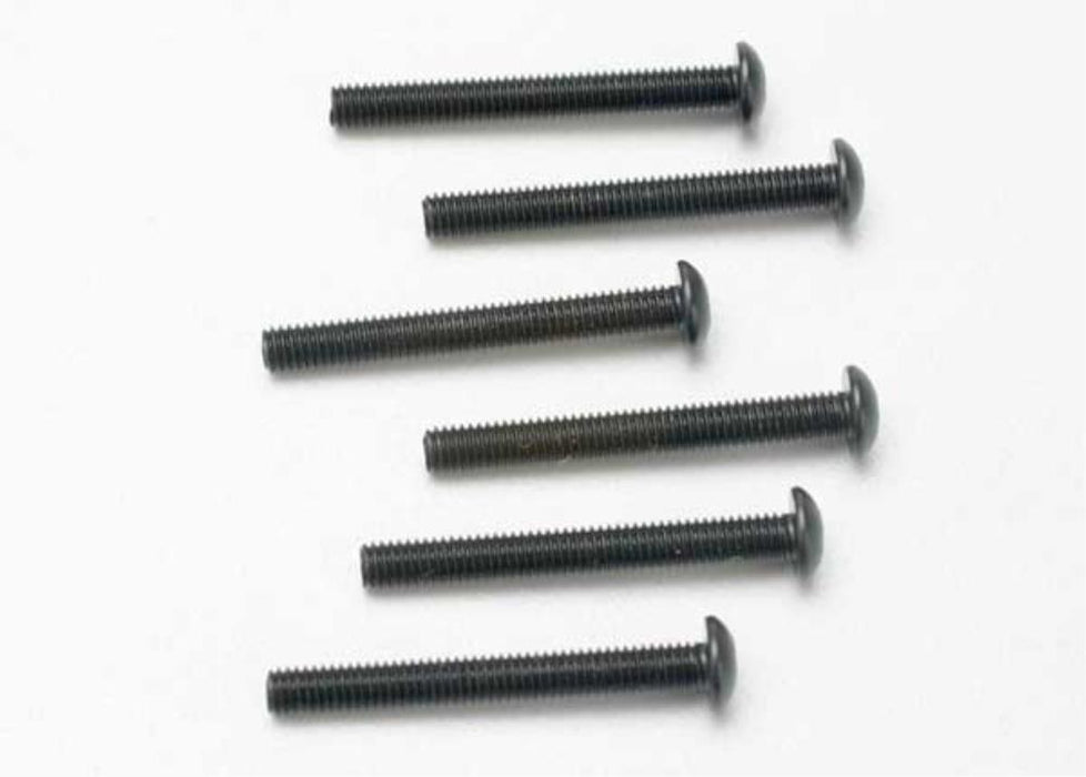 Traxxas 2581 - Screws 3x25mm button-head machine (hex drive) (6)