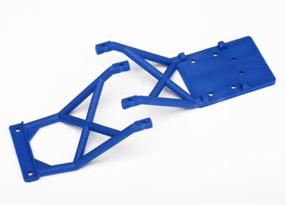 Traxxas 3623X - Skid Plates Front & Rear (Blue)