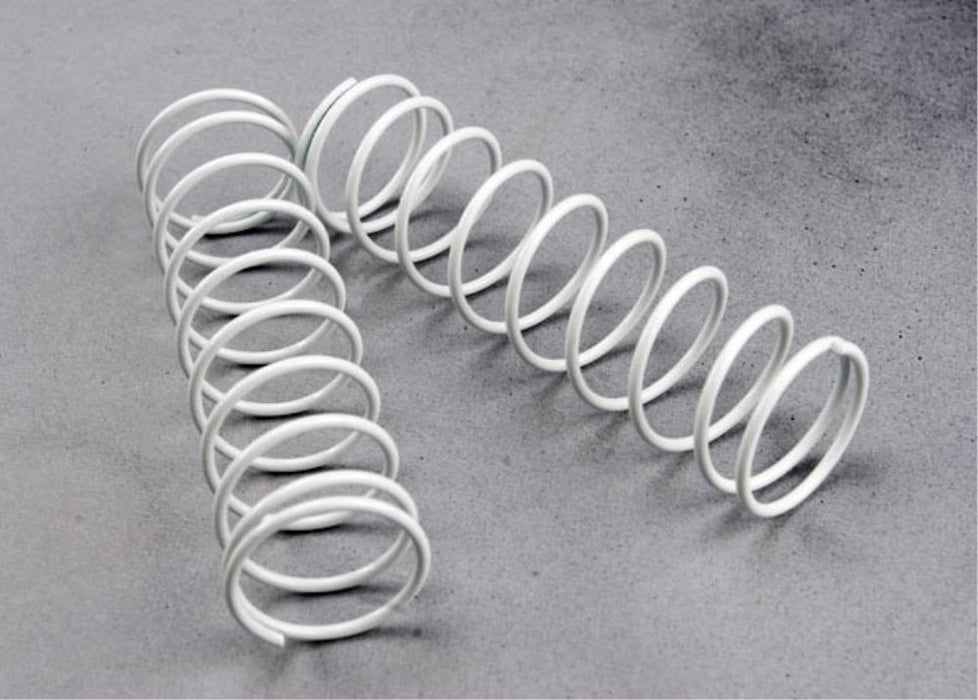 Traxxas 3757X - Springs Rear (White) (2)