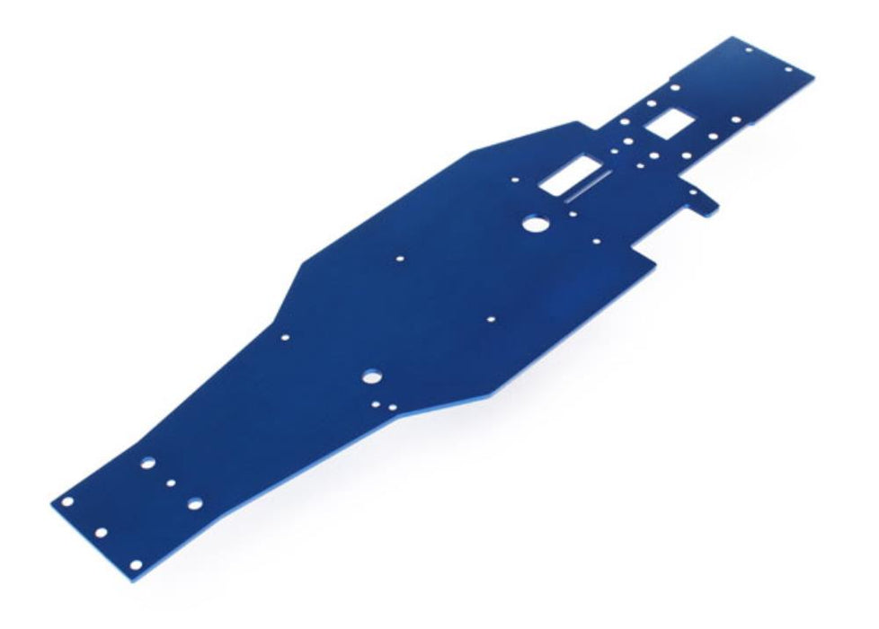 Traxxas 4422 - Chassis Lower (Blue-Anodized T6 Aluminum)