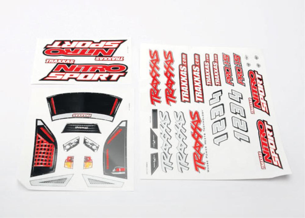 Traxxas 4513R - Decal Sheets Nitro Sport