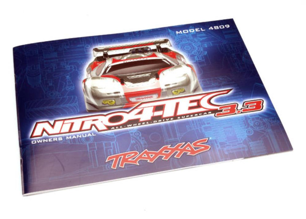 Traxxas 4899R - Owner'S Manual Nitro 4-Tec (With Trx 3.3 Racing Engine)