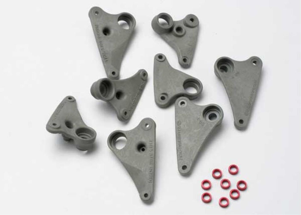 Traxxas 5358 - Rocker Arm Set Progressive-2 (90-T)/ Spacers (Red Aluminum) (8)