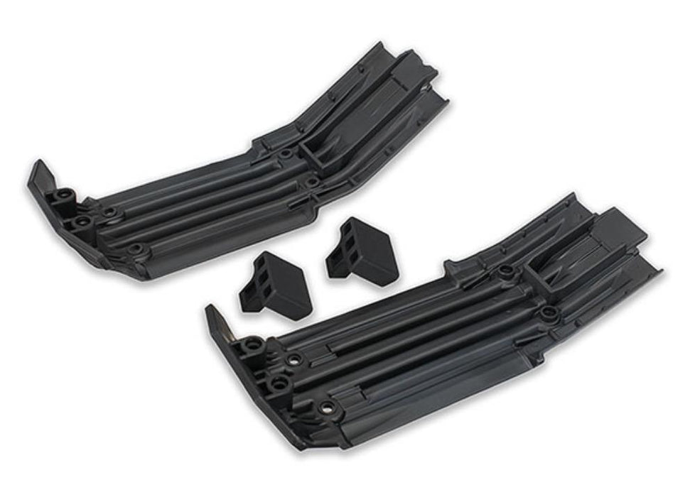 Traxxas 7744 - Skidplate Front (1) Rear (1)/ Rubber Impact Cushion (2)