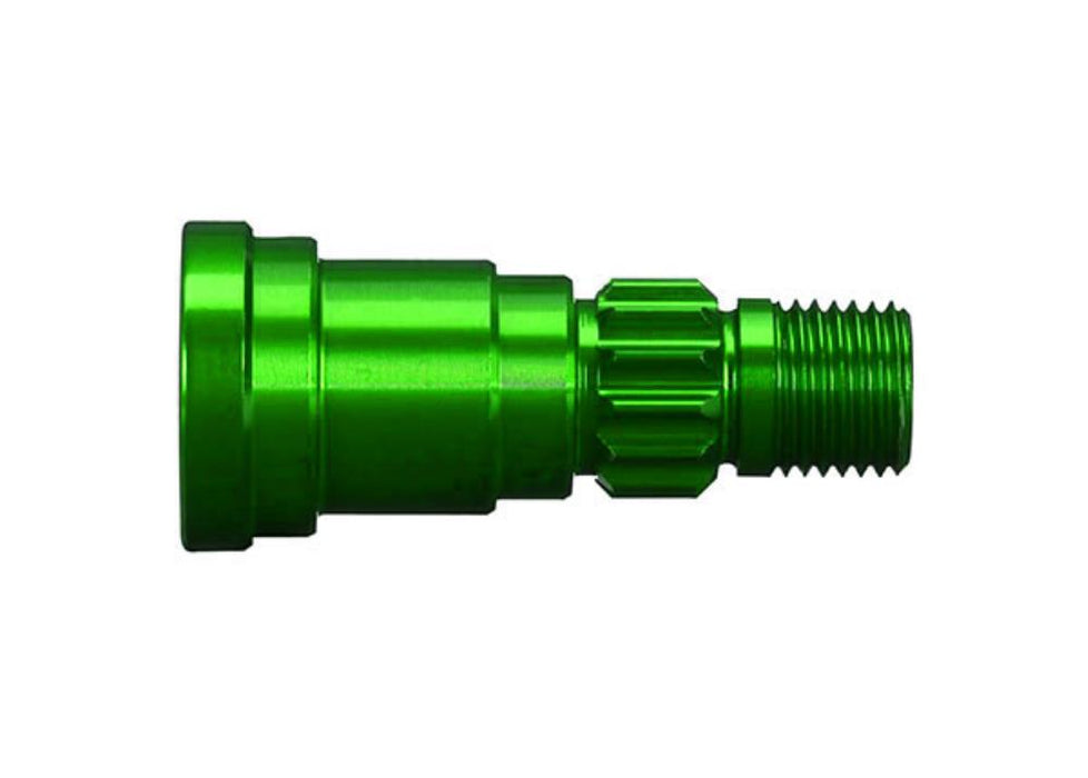 Traxxas 7768G Stub Axle Aluminum (green-anodized) (1) (for use only with #7750X driveshaft)