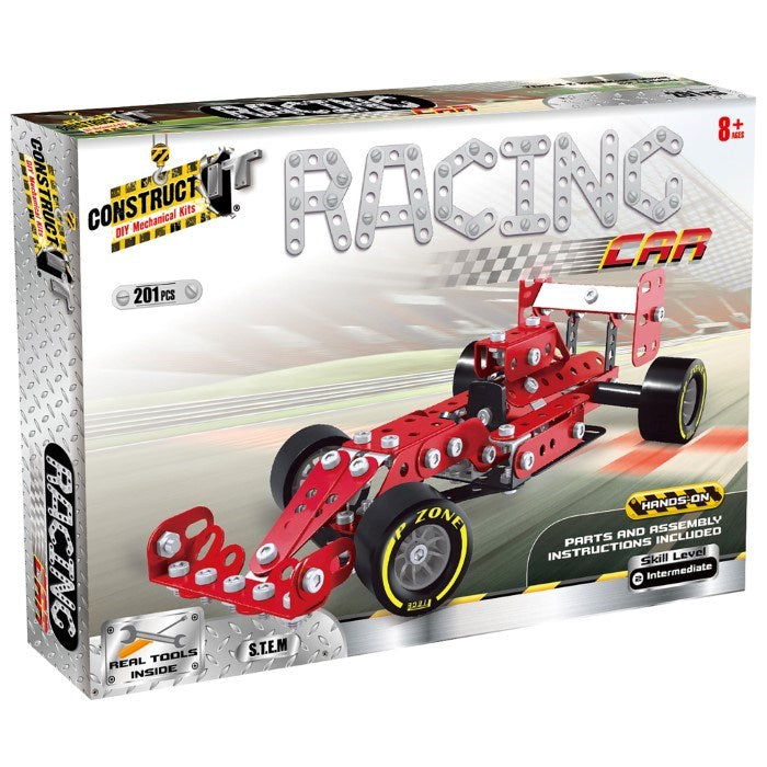 xConstruct It Red Racing Car - 201 Pc